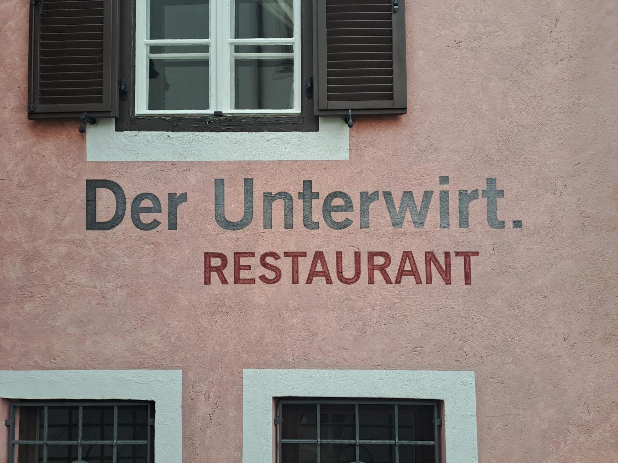 Der Unterwirt Guesthouse And Restaurant Chiusa Exterior photo
